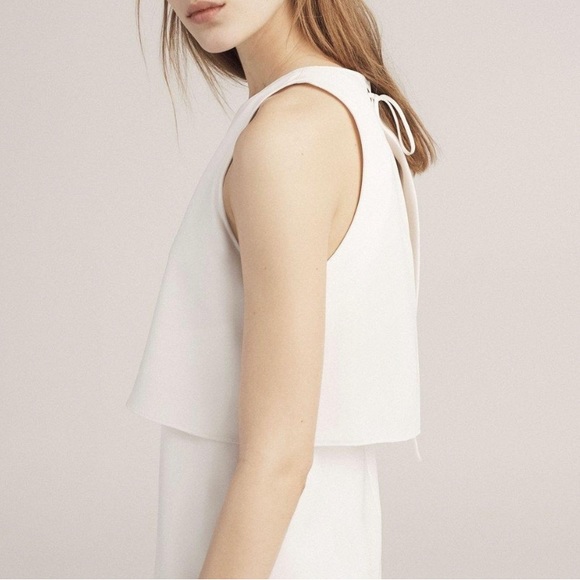 Rag & bone New York womens extra small Eliza white crepe dress - Picture 4 of 9